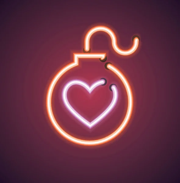 Heart Vector Illustration Valentines Day Concept — Stock Vector