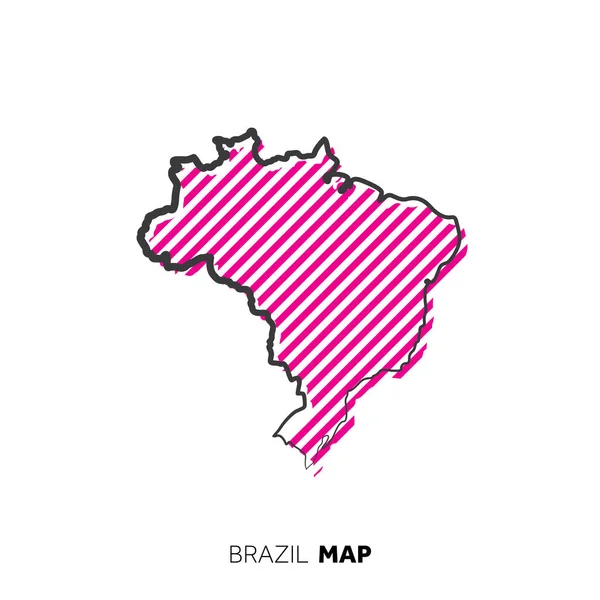 Ilustração Vetorial Moderna Mapa Nacional —  Vetores de Stock