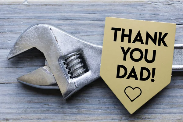 Babalar günü tebrik kartı mesajı. — Stok fotoğraf