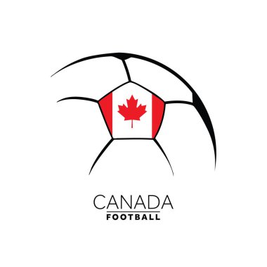 Kanada futbol kulübü logosu ve bayrak.