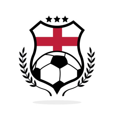 Bayraklı İngiltere futbol kulübü logosu