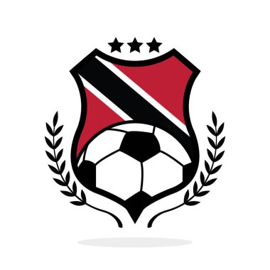 Bayrağı olan Trinidad futbol kulübü logosu