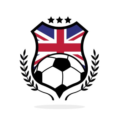 İngiliz futbol kulübü logosu bayraklı