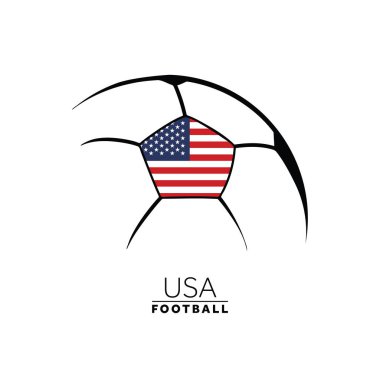 Bayraklı Amerikan futbol kulübü logosu