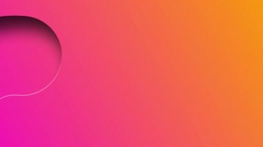 Modern soyut çember animasyon arka planı. 3d Hazırlama