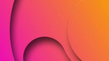 Modern soyut çember animasyon arka planı. 3d Hazırlama