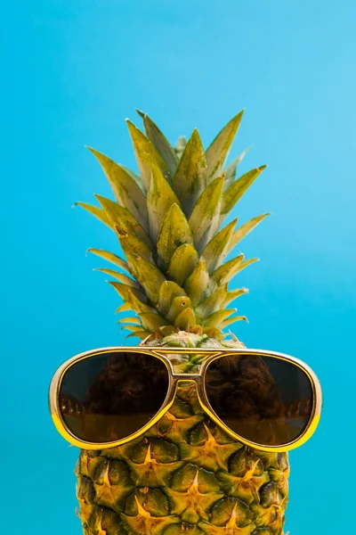 Trendig sommar ananas bär retro stil solglasögon — Stockfoto