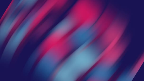 Стильний абстрактний синьо-рожевий сяючий анімований градієнтний дизайн фону — стокове відео
