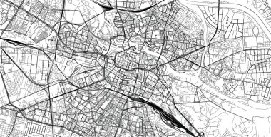 Wroclaw, Polonya şehir haritası