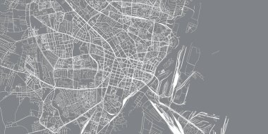 Polonya 'nın Szczecin kentsel şehir haritası