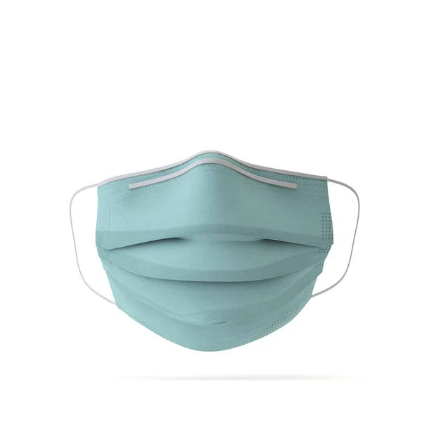 Beschermende chirurgische gezondheidszorg medisch masker. 3D-weergave — Stockfoto