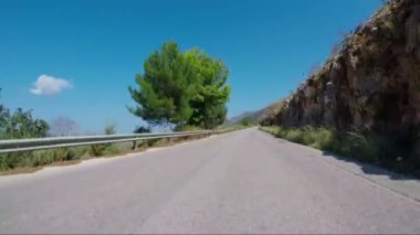 Yol sürüş Adası deniz araba sürmek gün