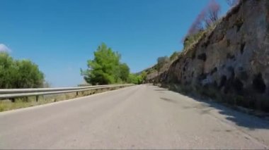 Yol sürüş Adası deniz araba sürmek gün