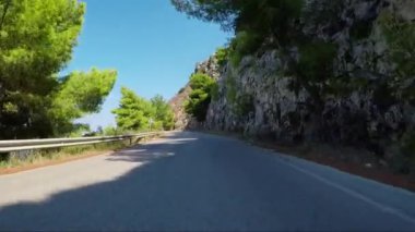 Yol sürüş Adası deniz araba sürmek gün