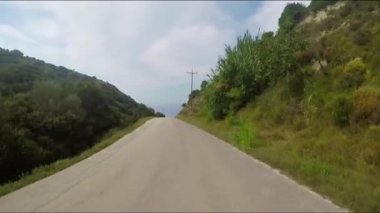 Yol sürüş Adası deniz araba sürmek gün