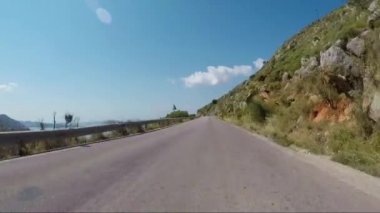 Yol sürüş Adası deniz araba sürmek gün