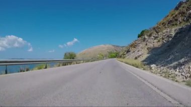 Yol sürüş Adası deniz araba sürmek gün