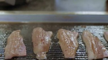 profesyonel ızgara ızgara balık