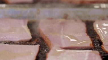 profesyonel ızgara ızgara sığır filetosu füme