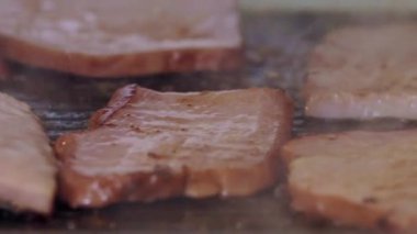 profesyonel ızgara ızgara sığır filetosu füme