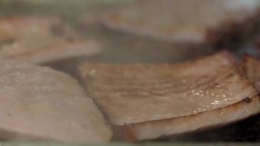 profesyonel ızgara ızgara sığır filetosu füme