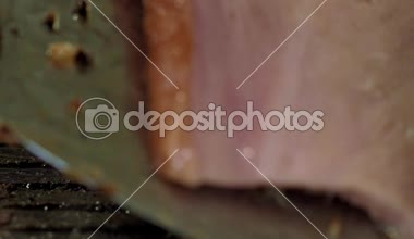 profesyonel ızgara ızgara sığır filetosu füme