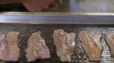 profesyonel ızgara ızgara balık