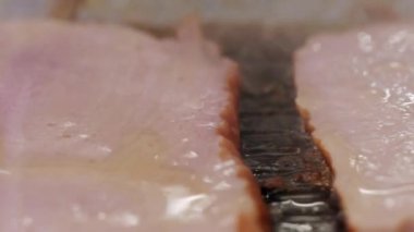 profesyonel ızgara ızgara sığır filetosu füme