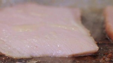 profesyonel ızgara ızgara sığır filetosu füme