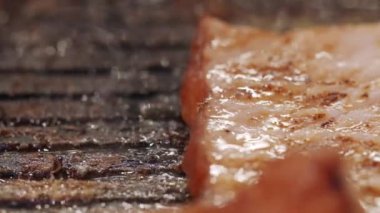 profesyonel ızgara ızgara sığır filetosu füme