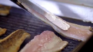 profesyonel ızgara ızgara balık