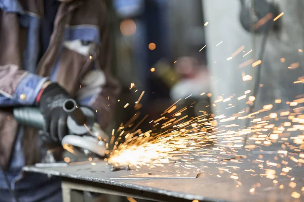 Taller de molienda de materiales en metalurgia —  Fotos de Stock