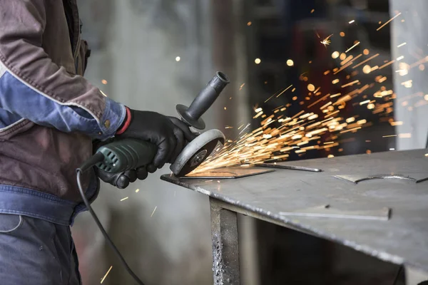 Taller de molienda de materiales en metalurgia — Foto de Stock