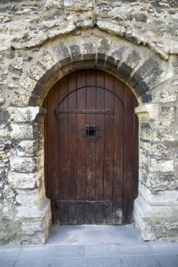 Eski kapı arka plan dışarı