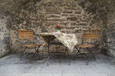 Eski şehir sokak Cafe