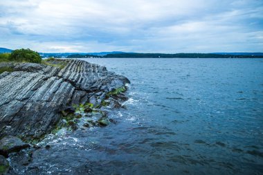 Norveç'te akşam sahil