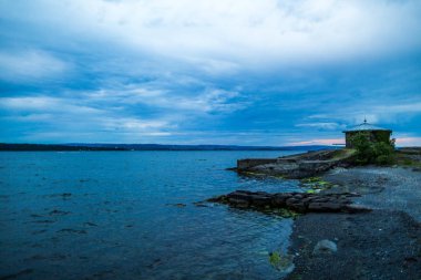 Norveç'te akşam sahil