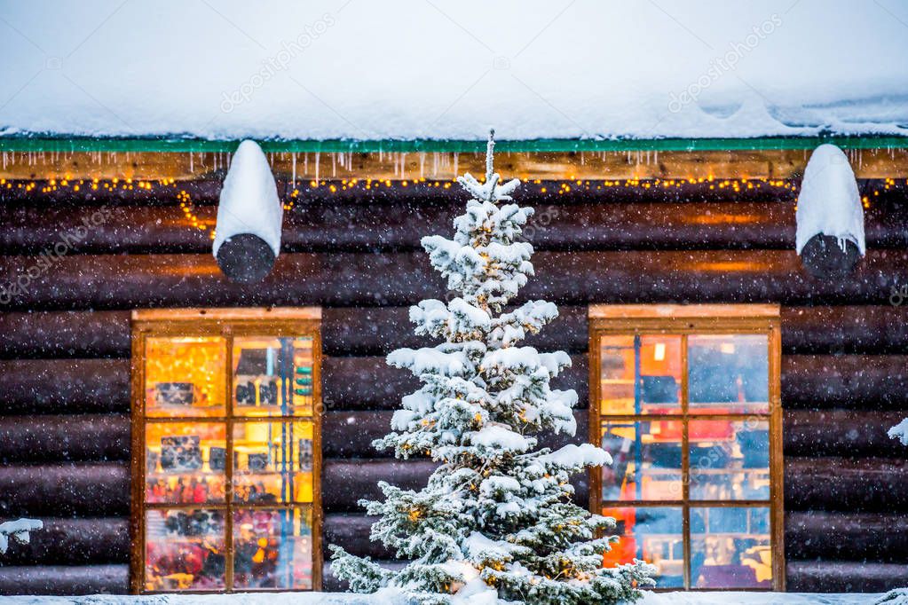 Santa claus village lapland finland