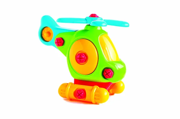 장난감 아이들 헬리콥터가 백설 공주, 하라이 즌 시대 , ISOLATED 에 있는 — 스톡 사진