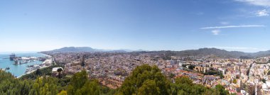 Gibralfaro malaga panoramik