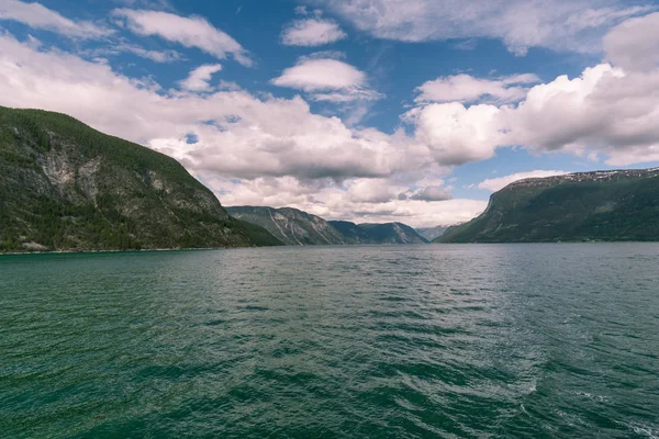 挪威峡湾景观 — 图库照片