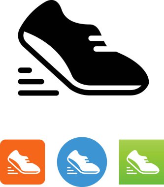 Spor ayakkabı vektör simgesi