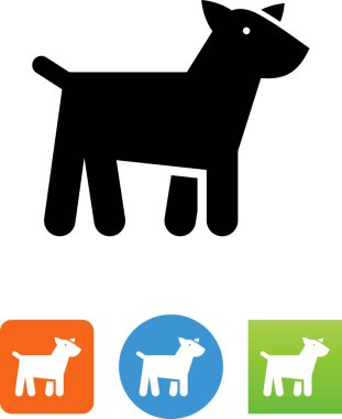 Terrier köpek vektör simgesi