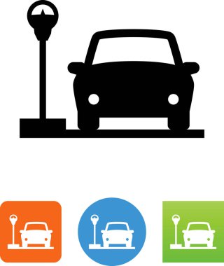 parkmetre vektör simgesi