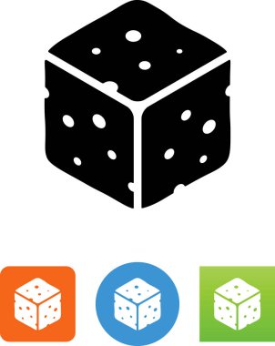 Parçacık toz vektör simgesi