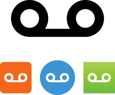 Sesli posta / sesli mesaj teyp simgesi