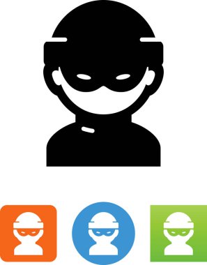 Bilgisayar korsanı / hırsız vektör simgesi