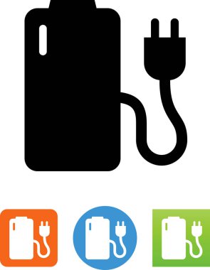 Pil tak vektör simgesi olan