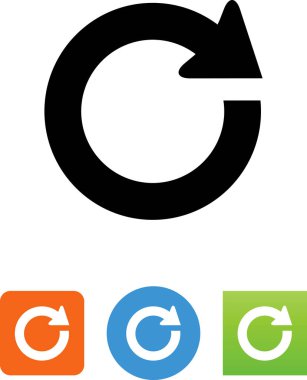 Sonraki ok vektör simgesi Yinele