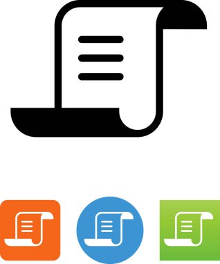 Komut dosyası metin simgesi ile